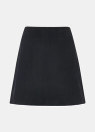 Petite Suede A Line Skirt