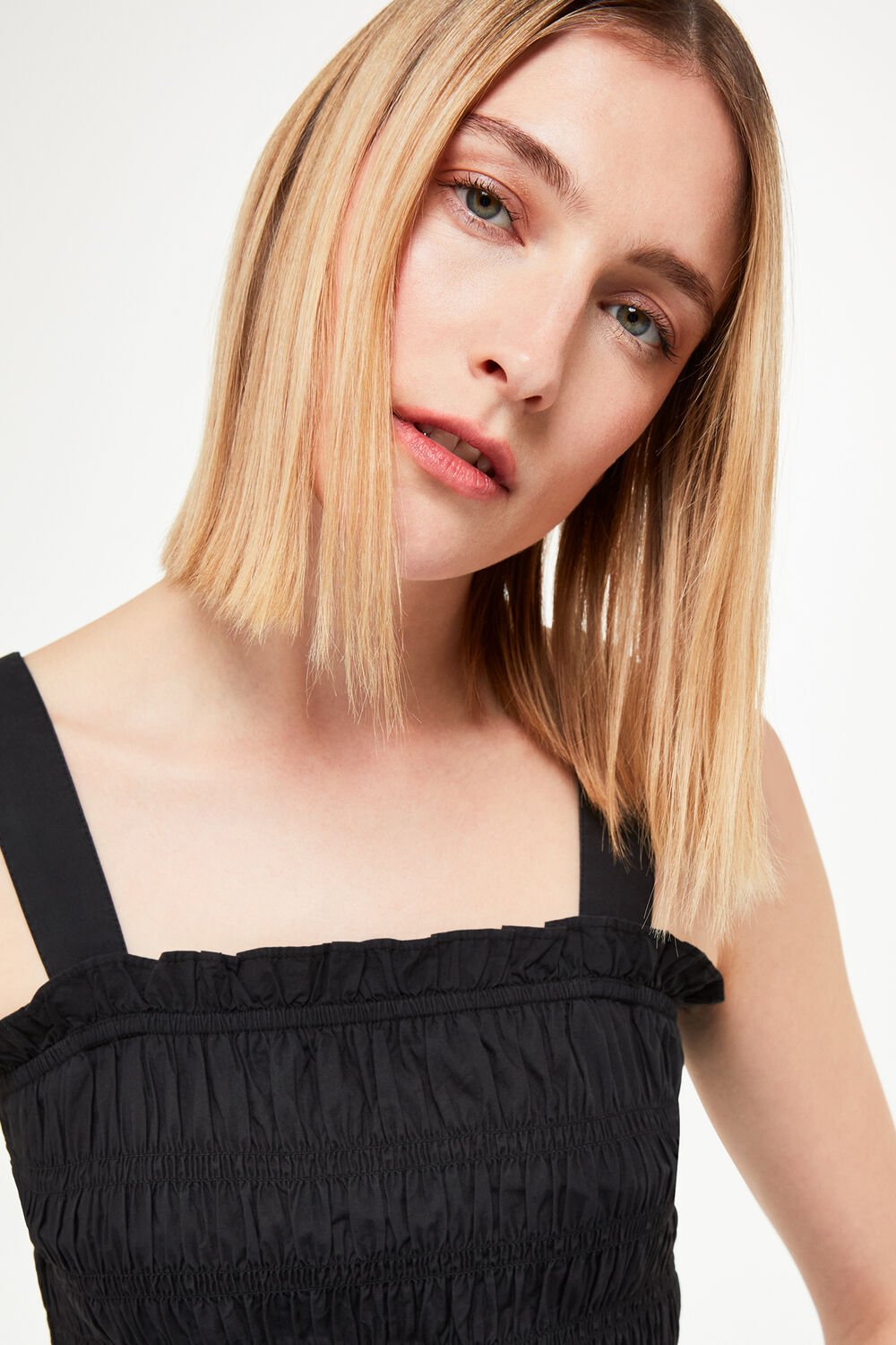 Saskia Crinkle Strappy Top