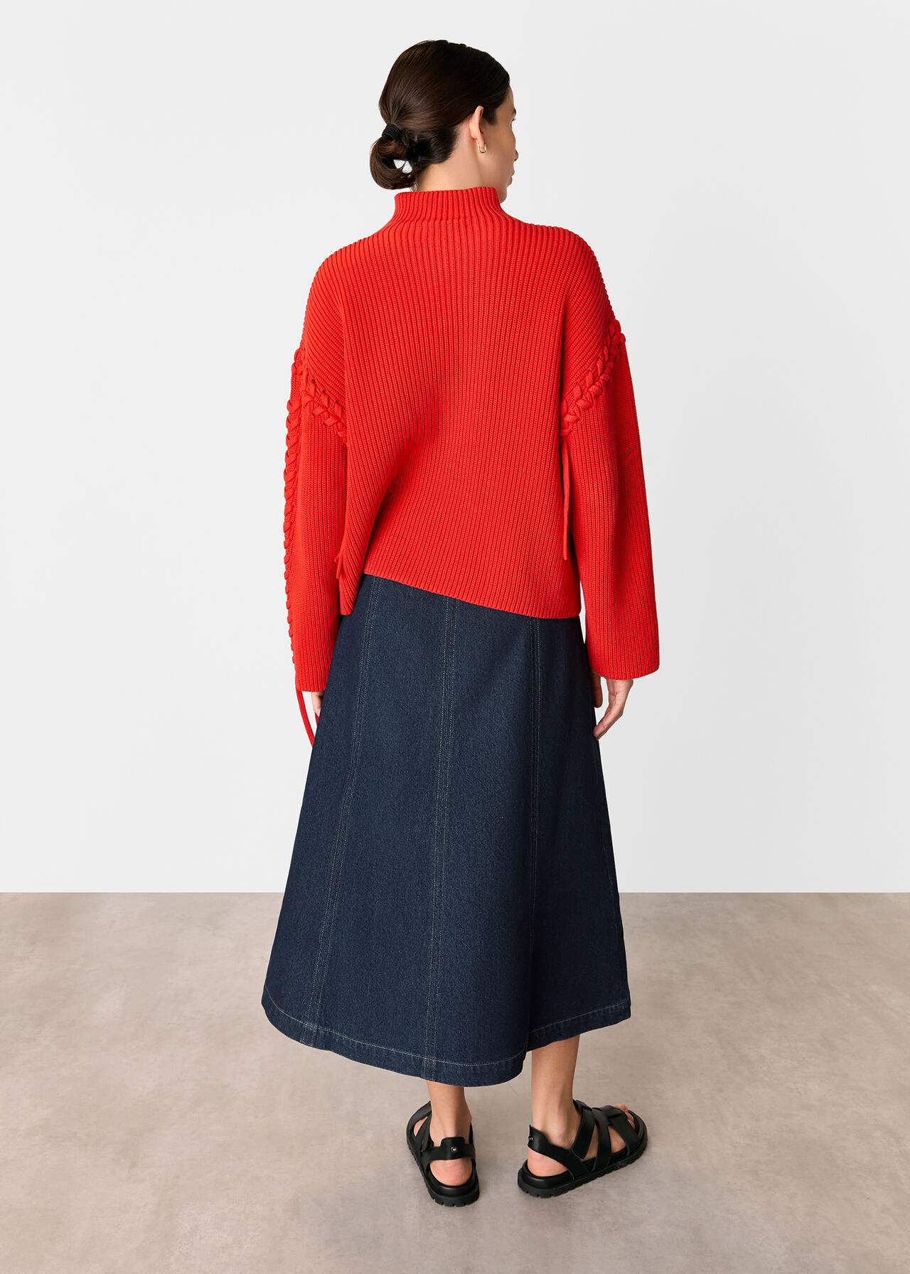 Madri Western Midi Skirt
