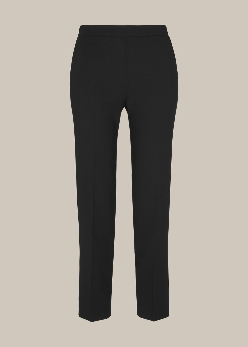 Anna Elasticated Waist Trouser Black