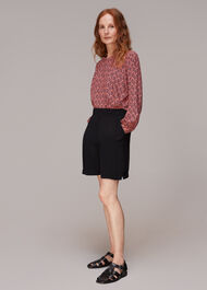 Sea Tree Print Blouse