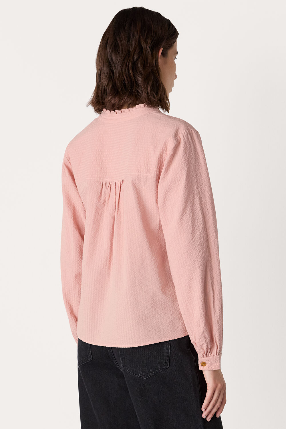 Textured Frill Shirt