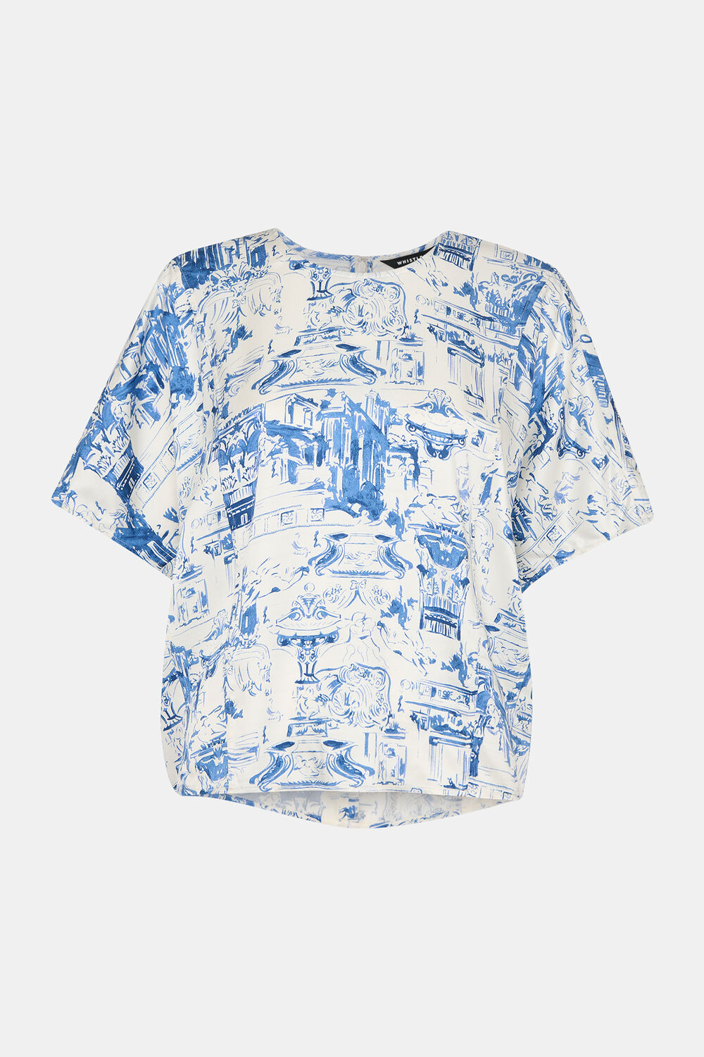 Rome Print Blouse