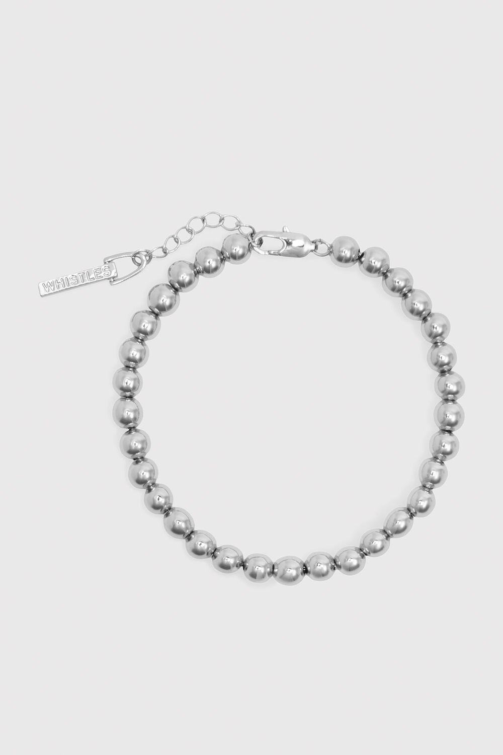 Silver Sphere Beaded Bracelet