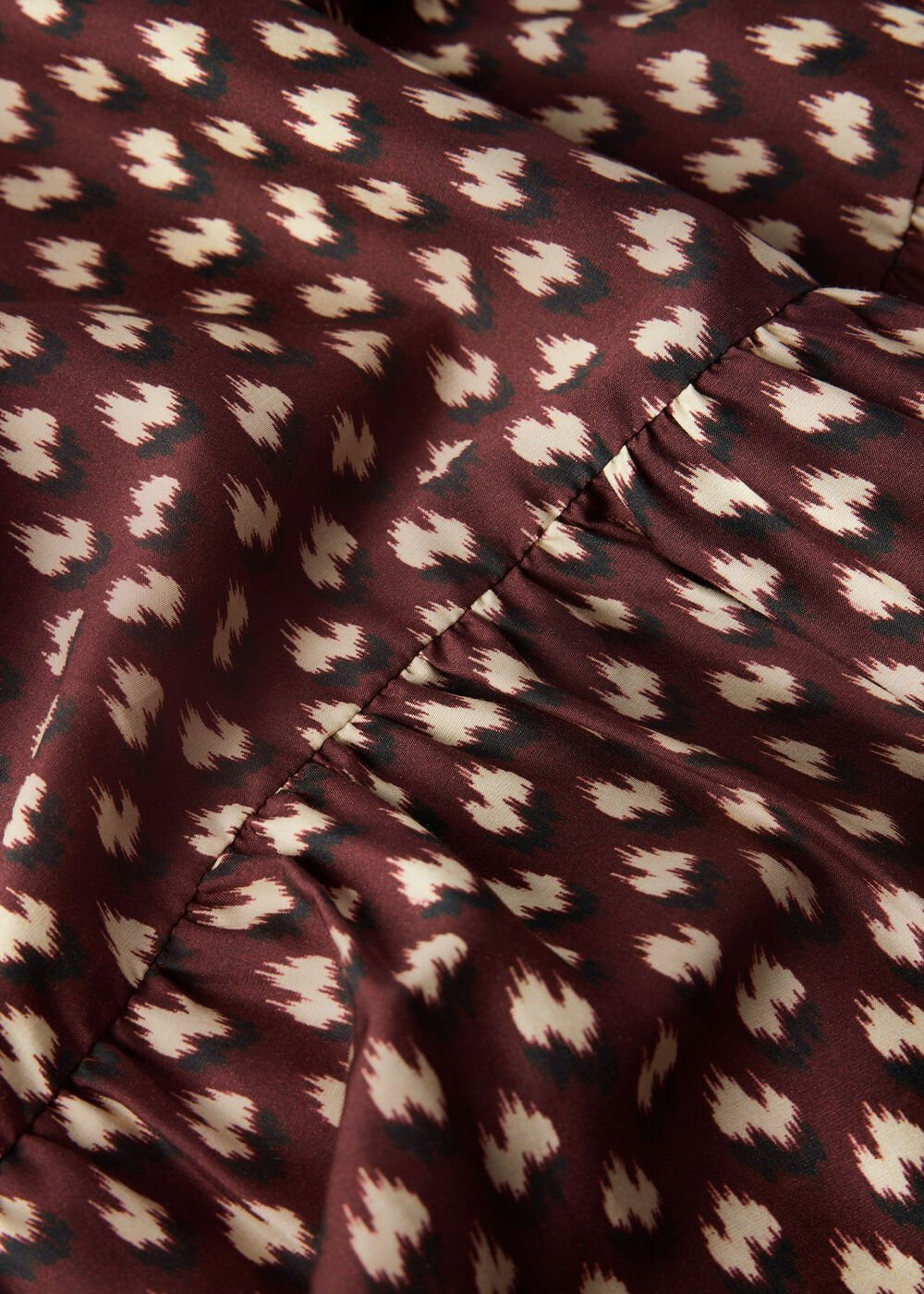 Ikat Spot Midi Dress