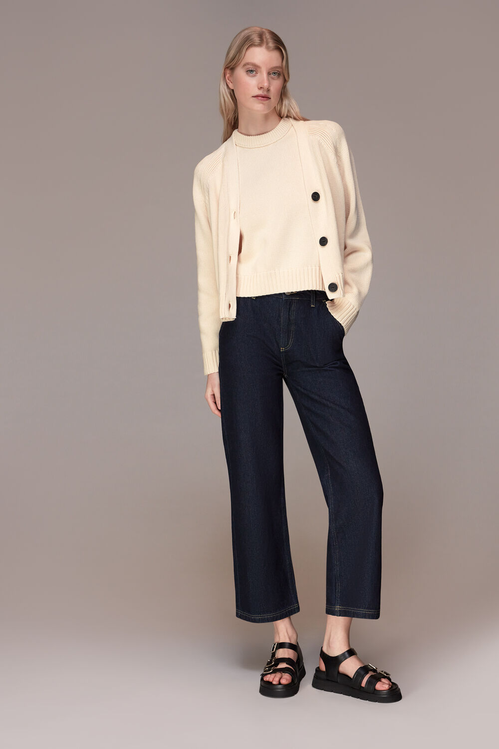 Karine Rib Detail Cardigan
