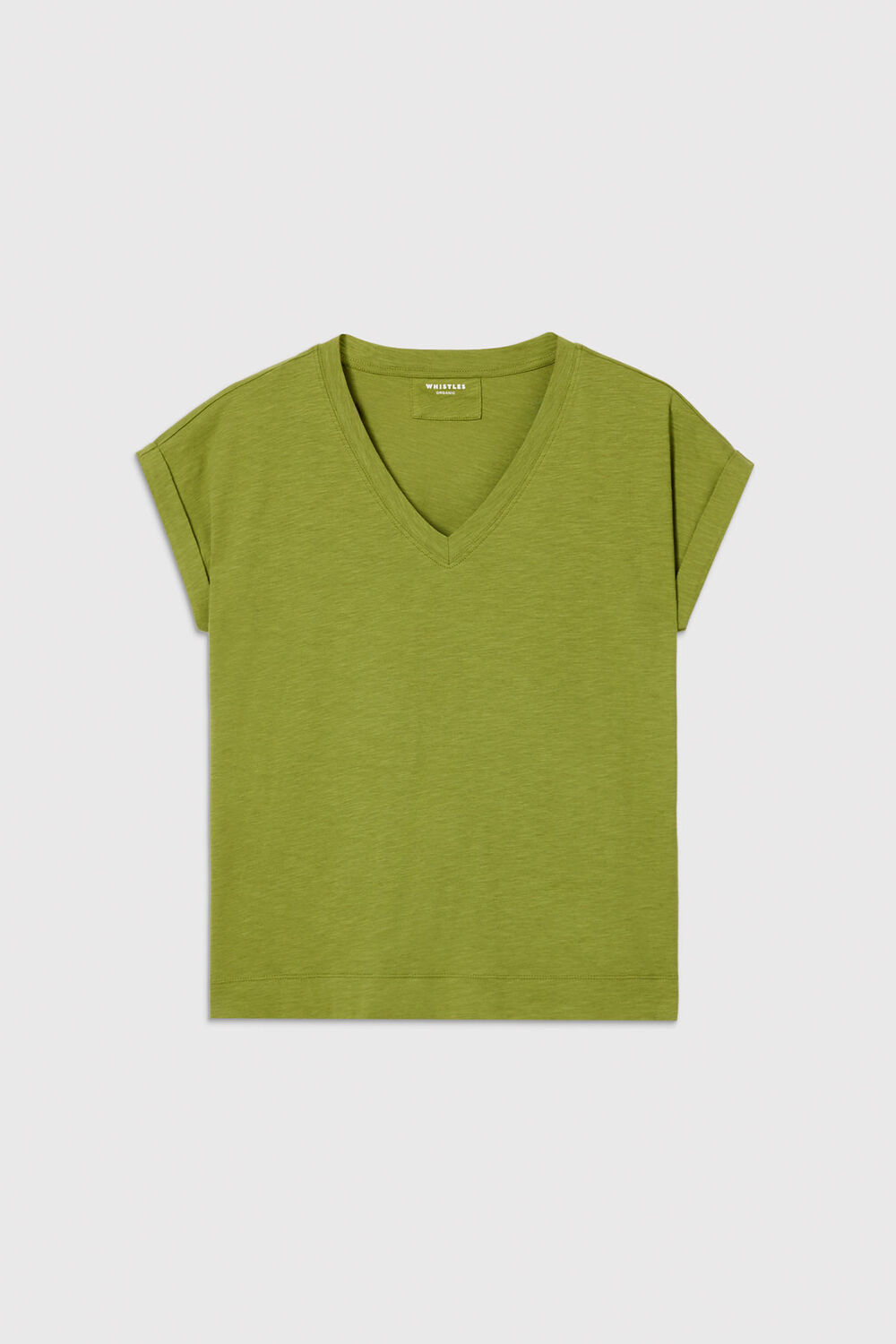 Willa V-Neck Cap Sleeve Tee