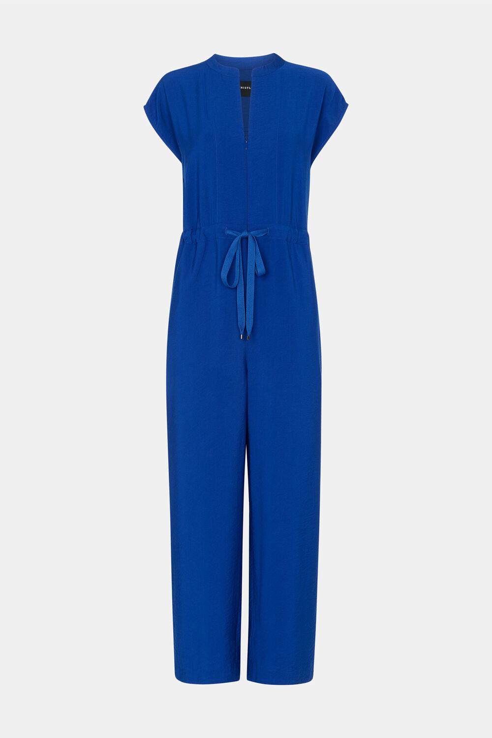 Petite Sleeveless Drawstring Jumpsuit