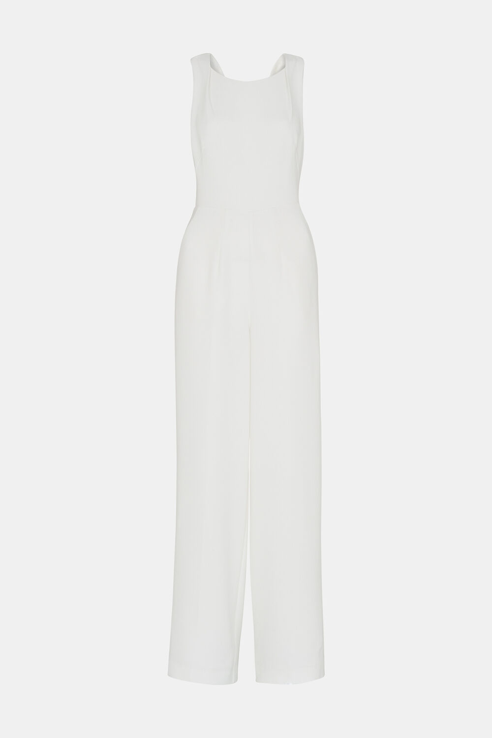 Ivory Tie Back Bridal Jumpsuit