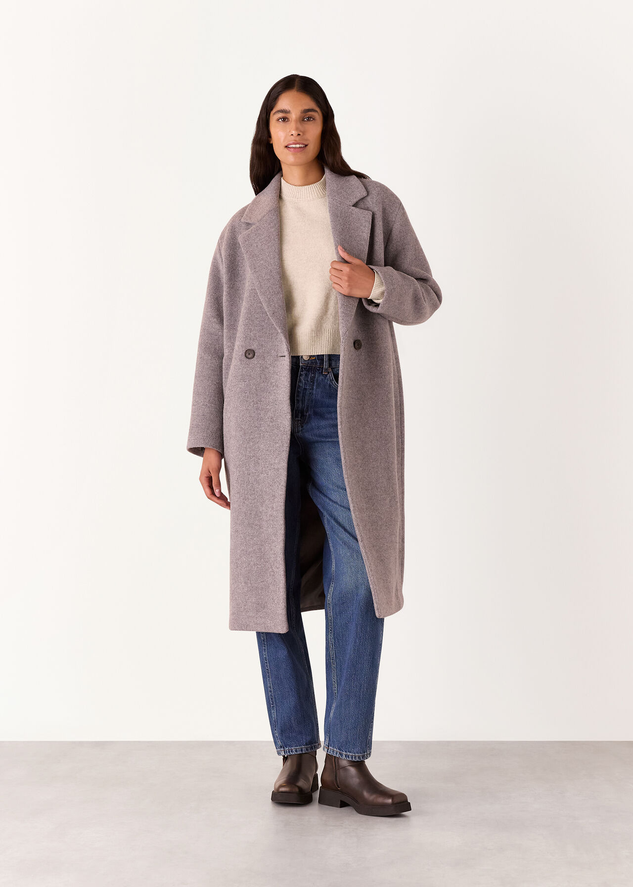 Wool Cropped Sweater