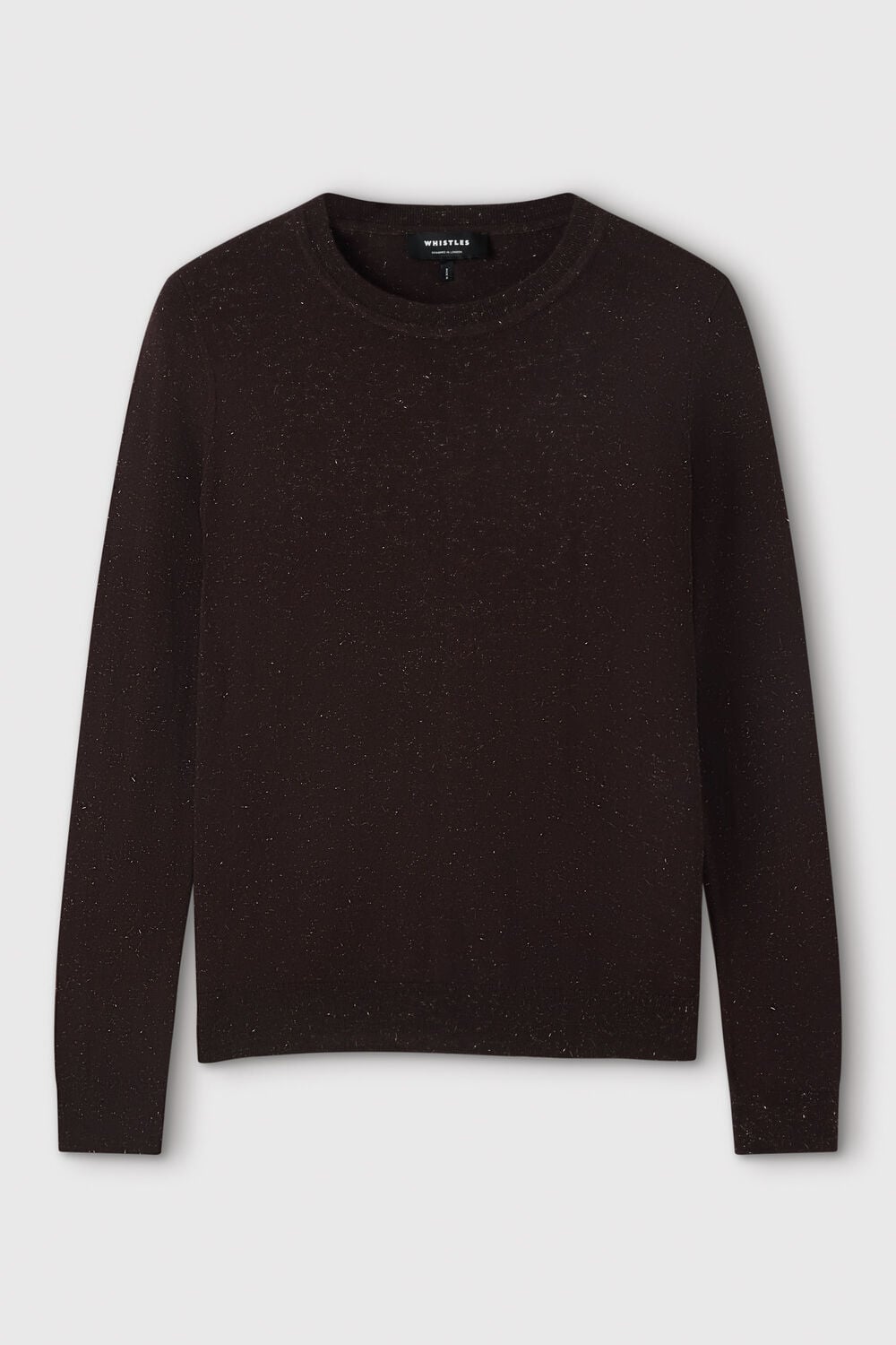Brown Annie Sparkle Crew Neck