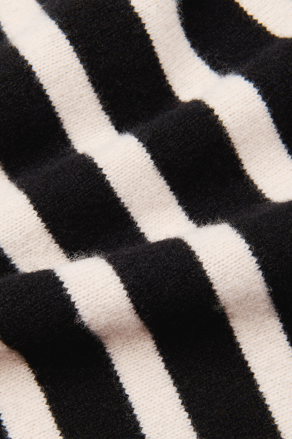 Stripe Wool Roll Neck