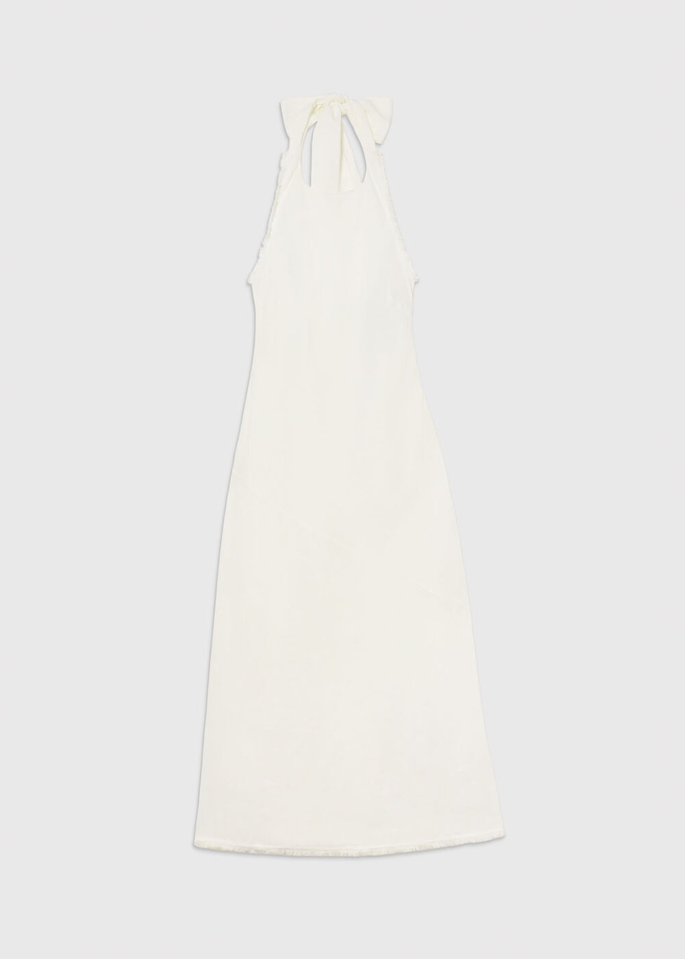 Linen Halter Neck Dress