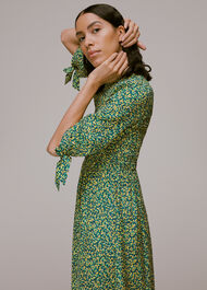 JL Ditsy Sunflower Print Dress