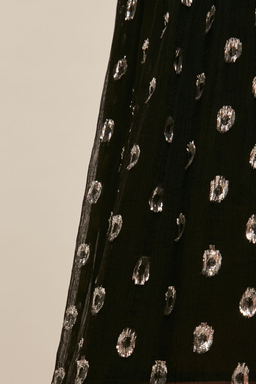 Metallic Dobby Skirt