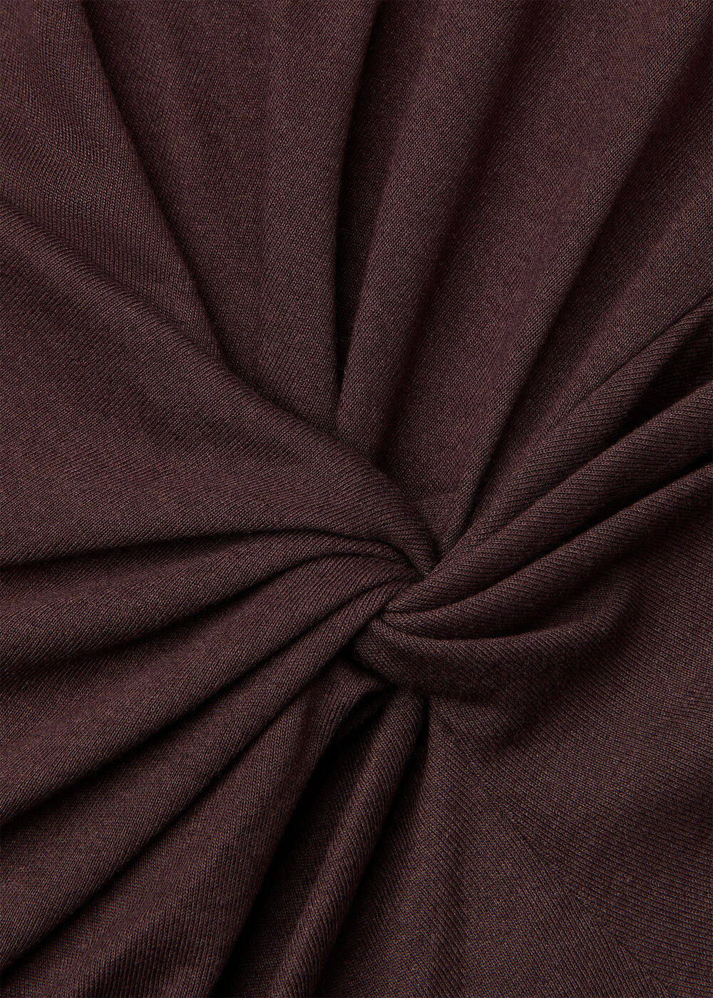 Roll Neck Twist Front Top