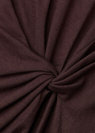 Roll Neck Twist Front Top