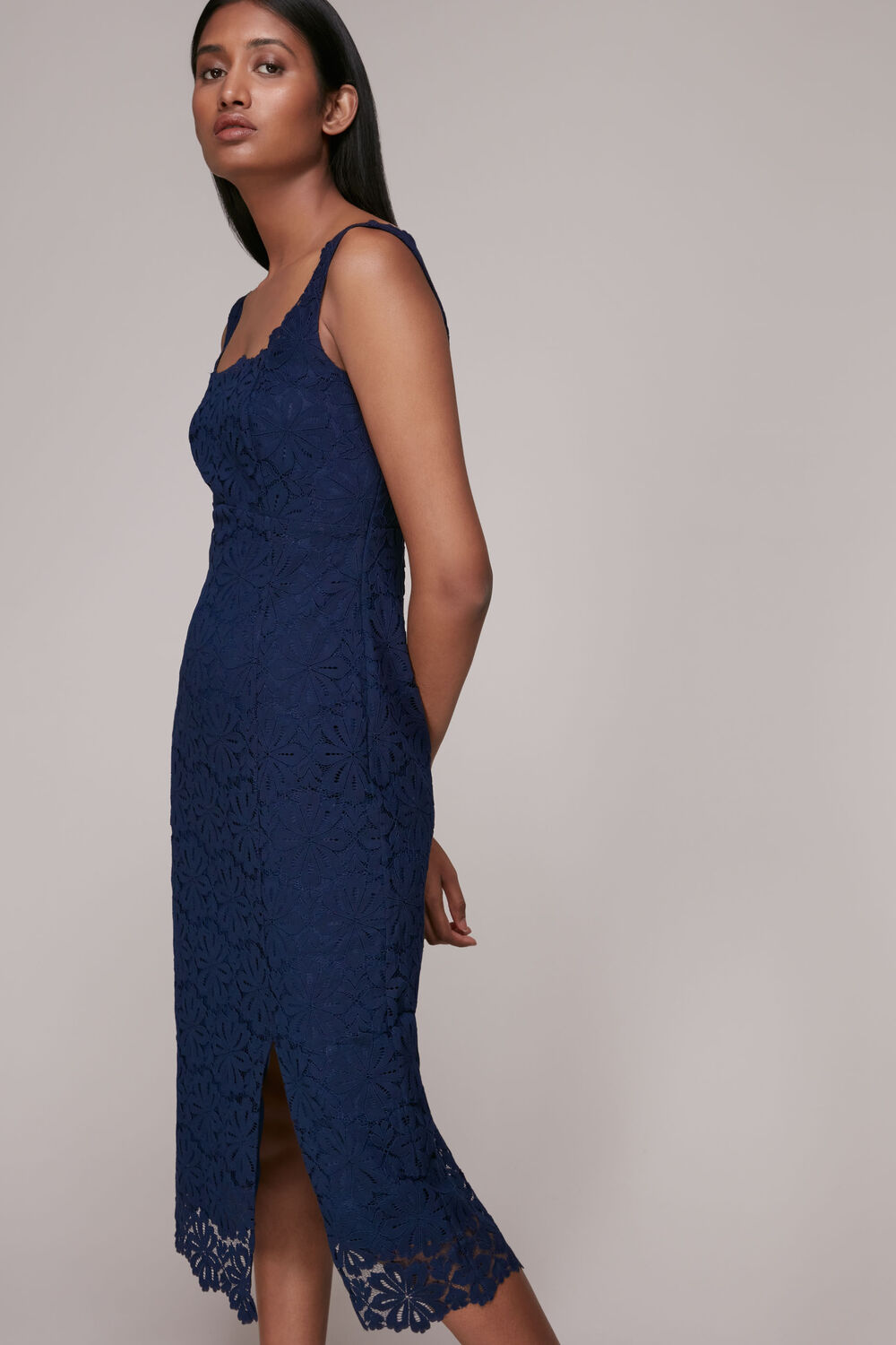 Nova Lace Midi Dress