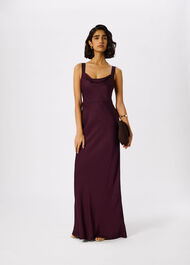 Thea Cowl Satin Maxi Dress