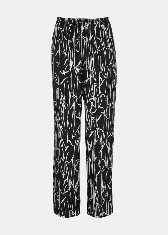 Black Bamboo Shoots Pants 