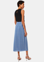 Eliza Stripe Printed Skirt