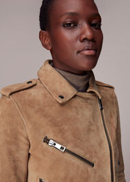 Suede Agnes Leather Jacket