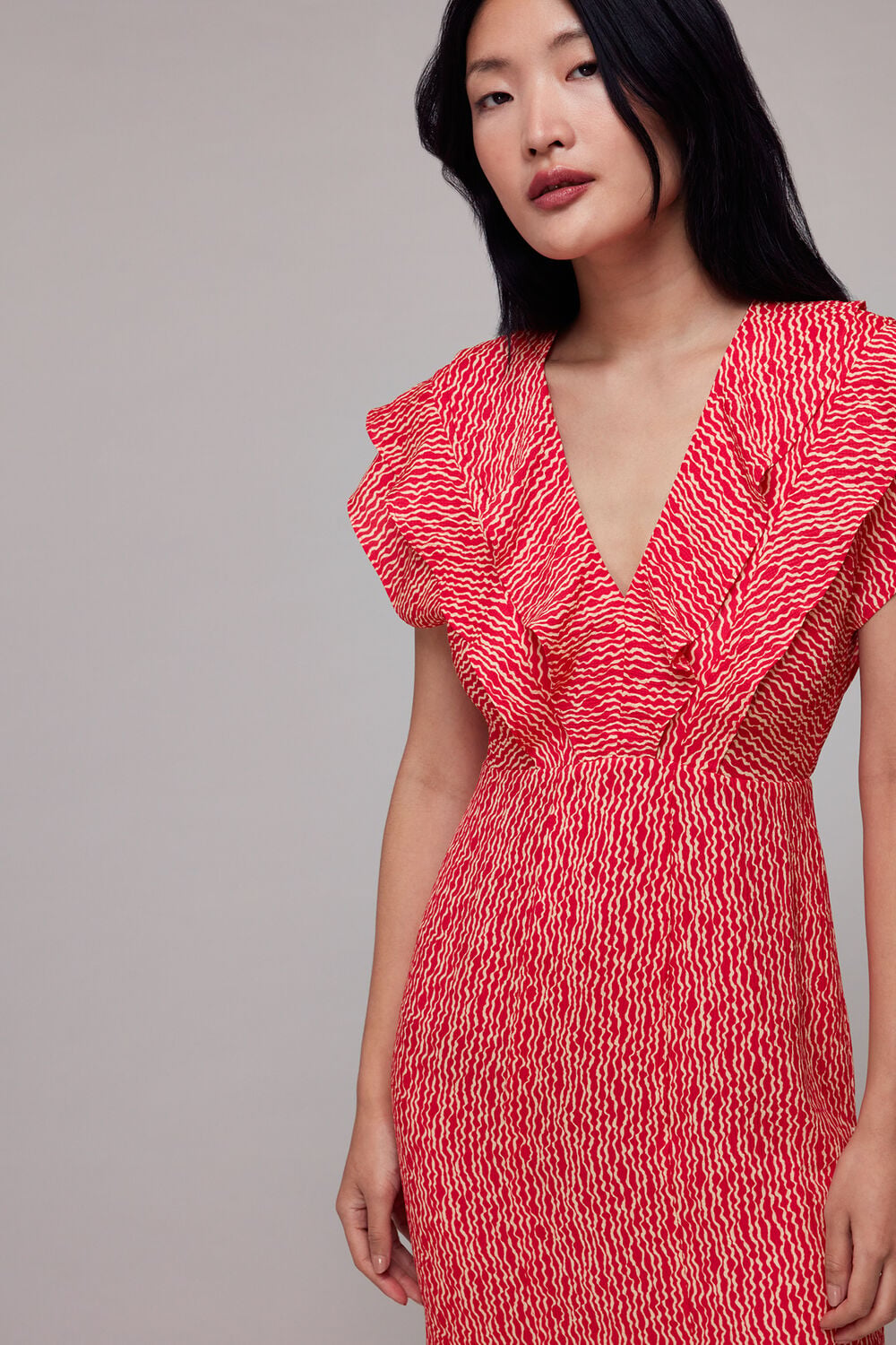 Wiggly Lines Adeline Dress