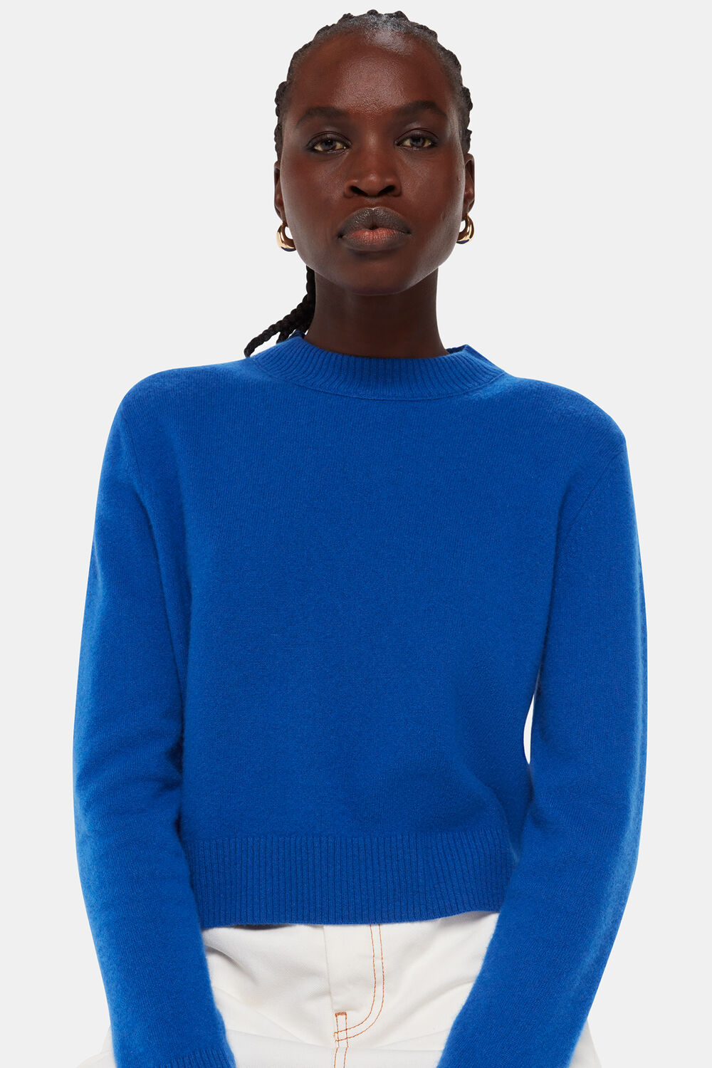 Wool Cropped Sweater