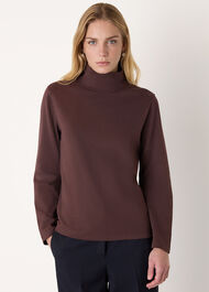 Long Sleeve Funnel Neck Jersey