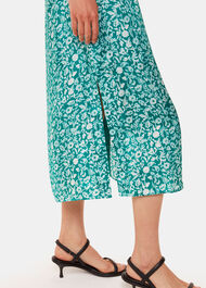 Aria Batik Floral Satin Dress