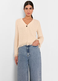Fringe Detail Cardigan