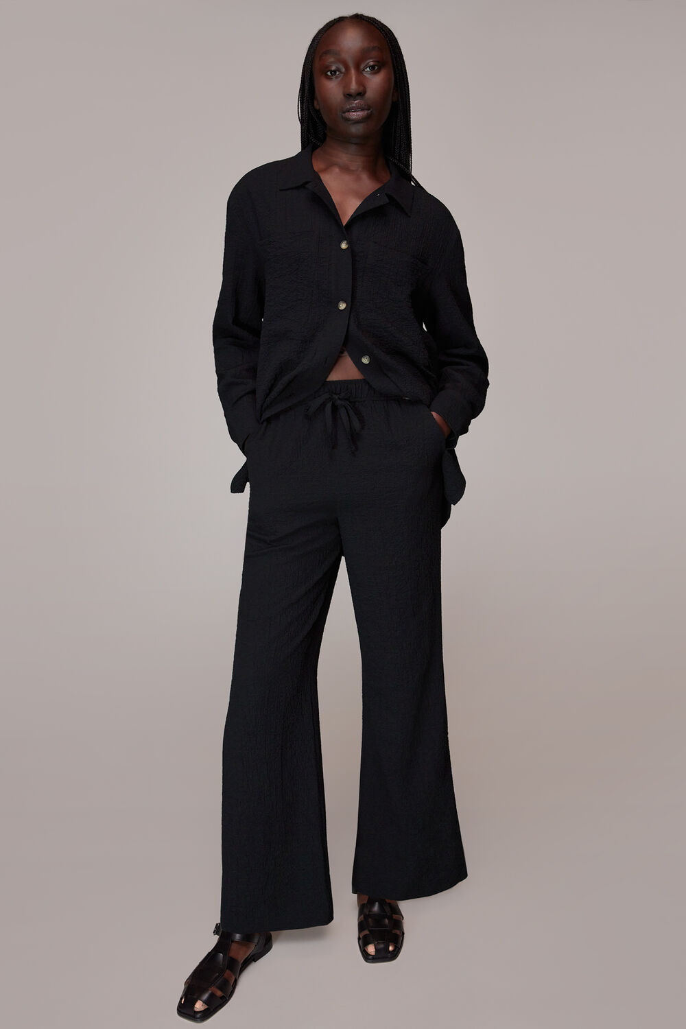 Luna Crinkle Trouser