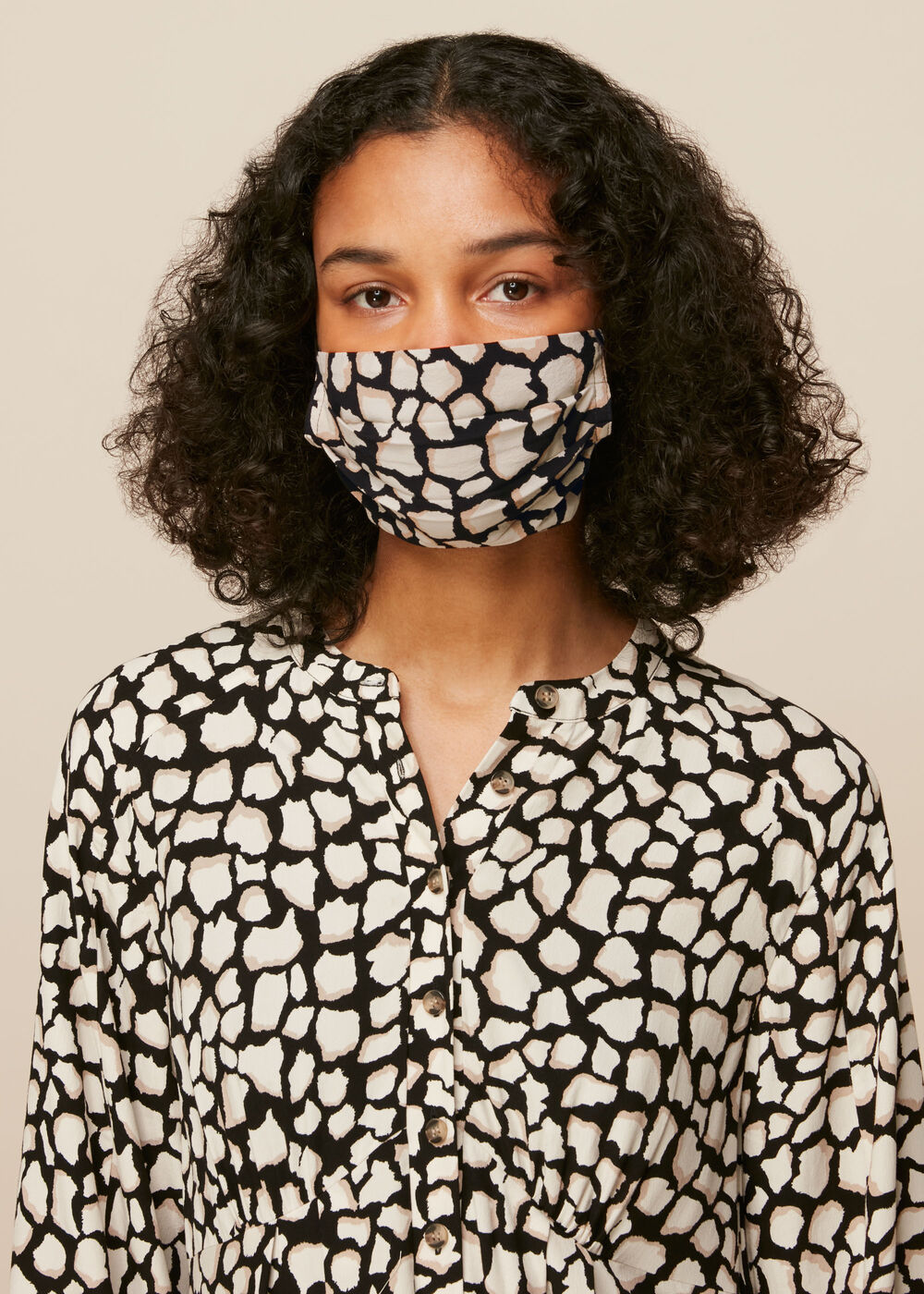 Giraffe Print Face Covering