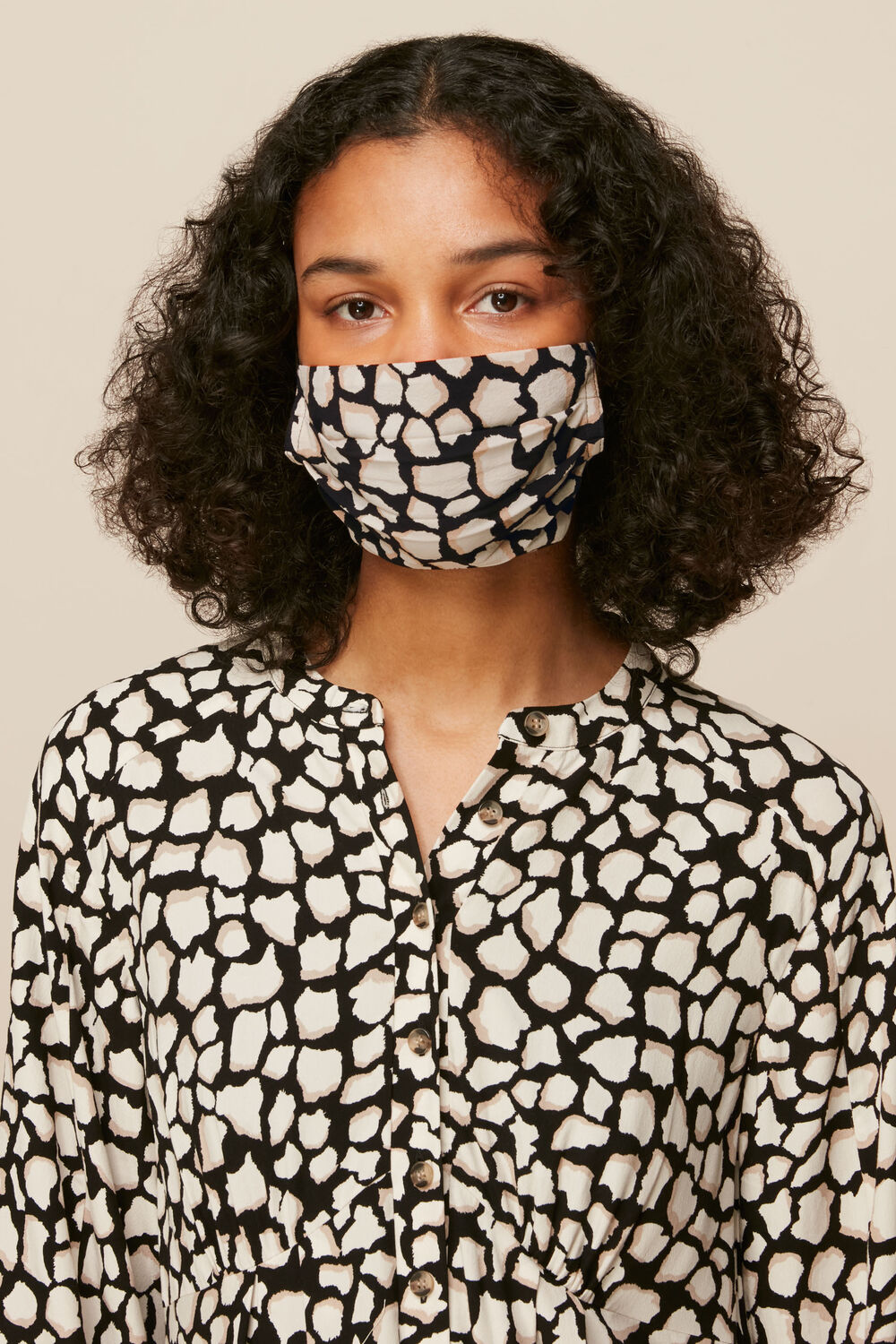 Giraffe Print Face Covering