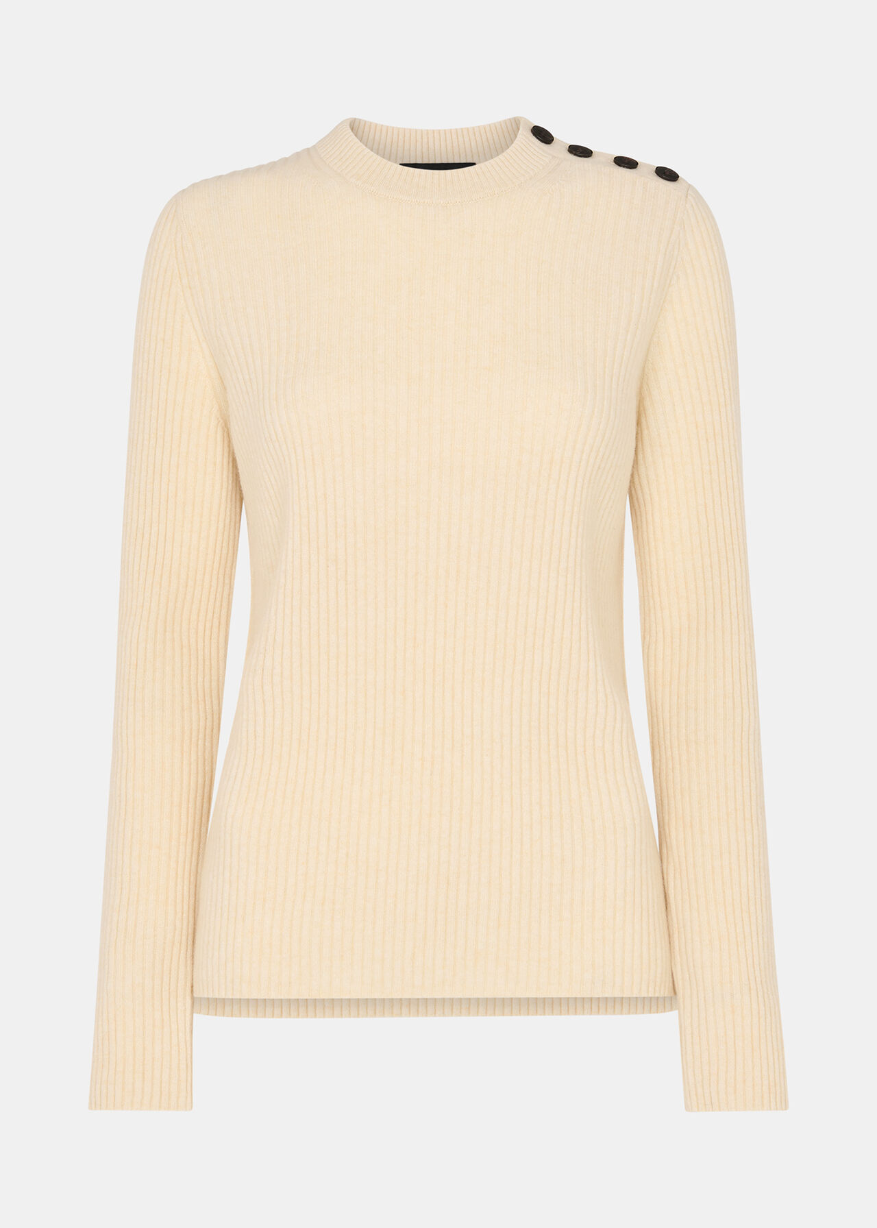 Button Detail Longline Knit