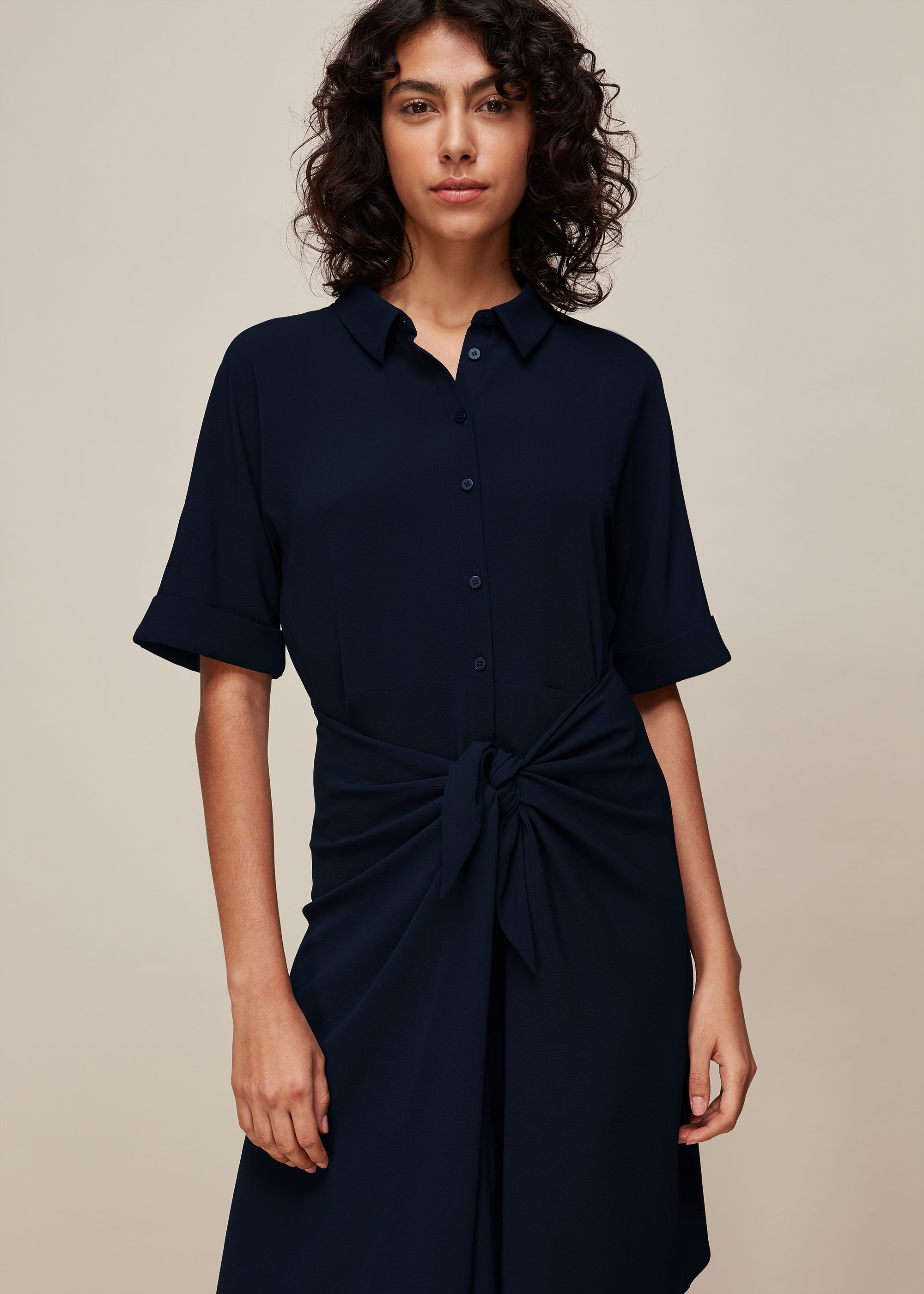 whistles navy dress
