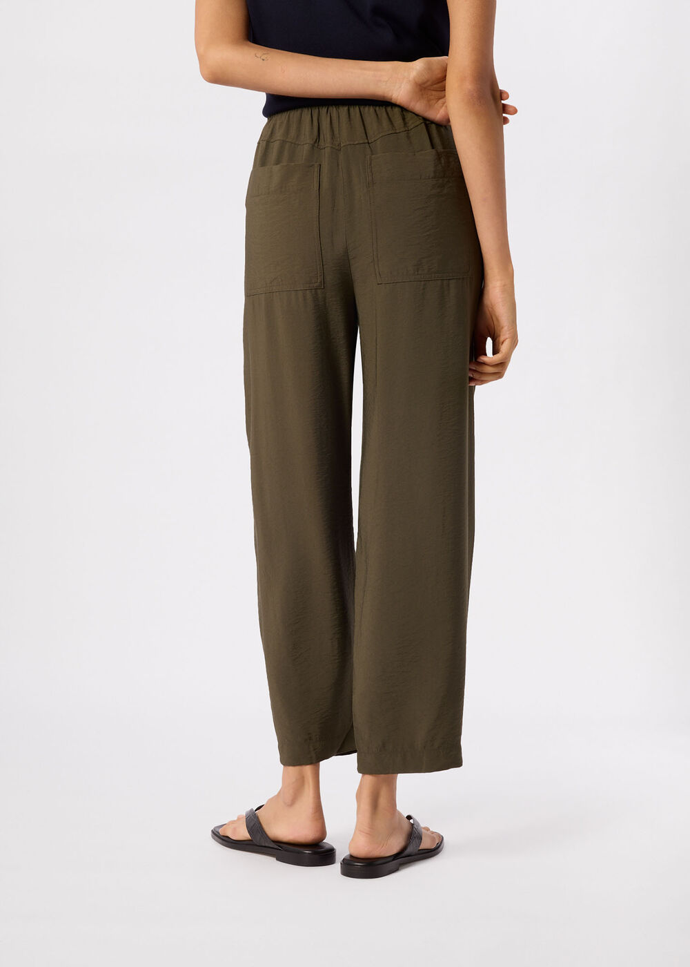 Petite Tie Waist Trouser