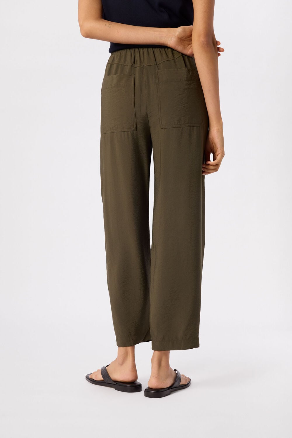 Petite Tie Waist Trouser