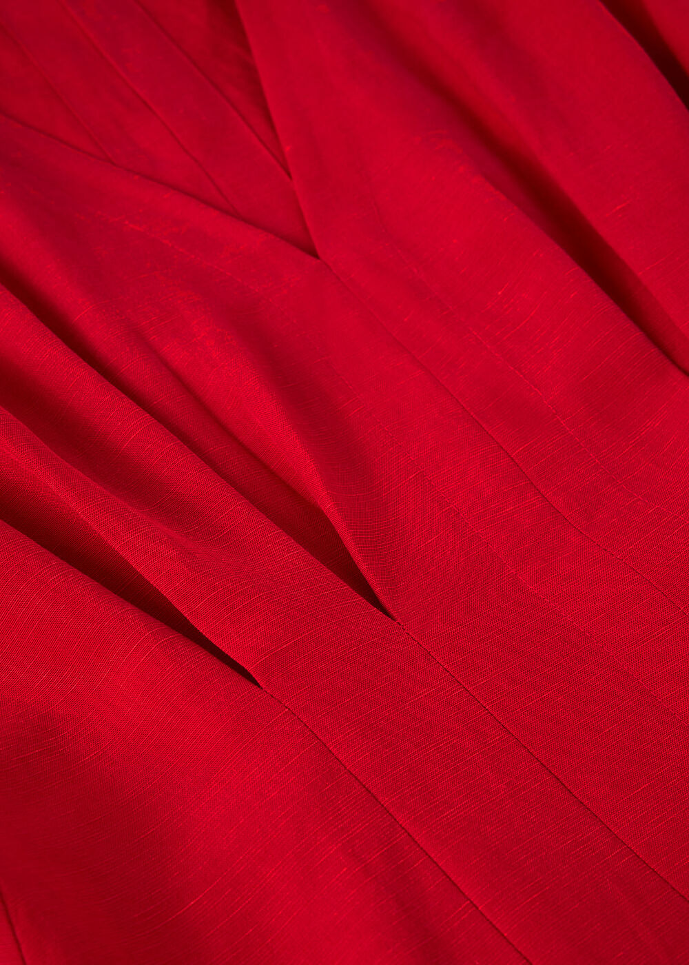 Panel Linen Blend Dress