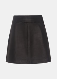 Leather A line Skirt