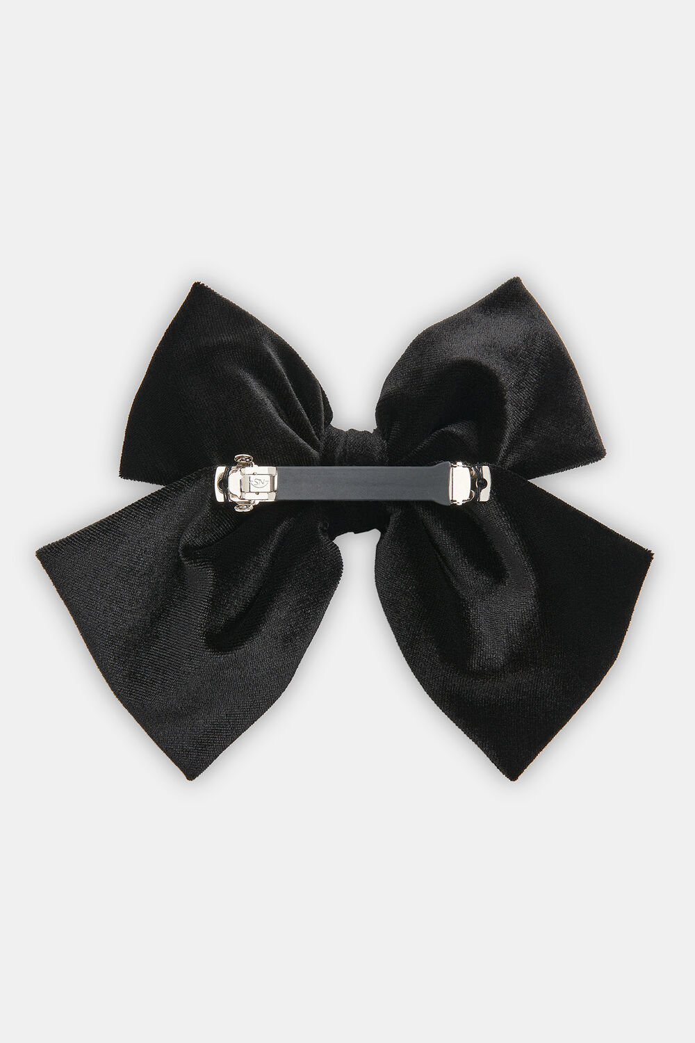 Black Velvet Bow Hair Clip