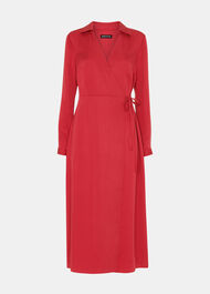Elodie Tie Wrap Midi Dress