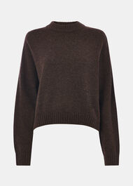 Wool Curved Hem Knit