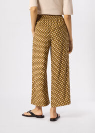 Petite Ikat Spot Crop Trouser