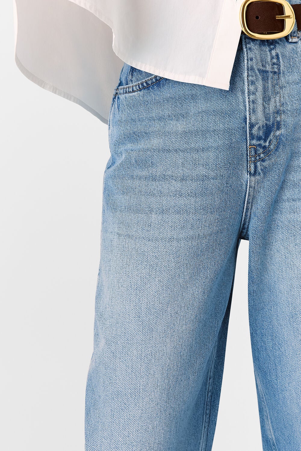 Petite Authentic Barrel Leg Jean