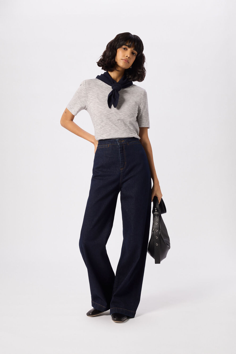 Rosa Double Trim Stripe TShirt