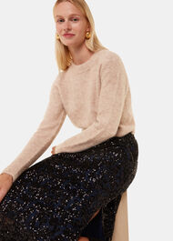Alpaca Mix Fluffy Knit