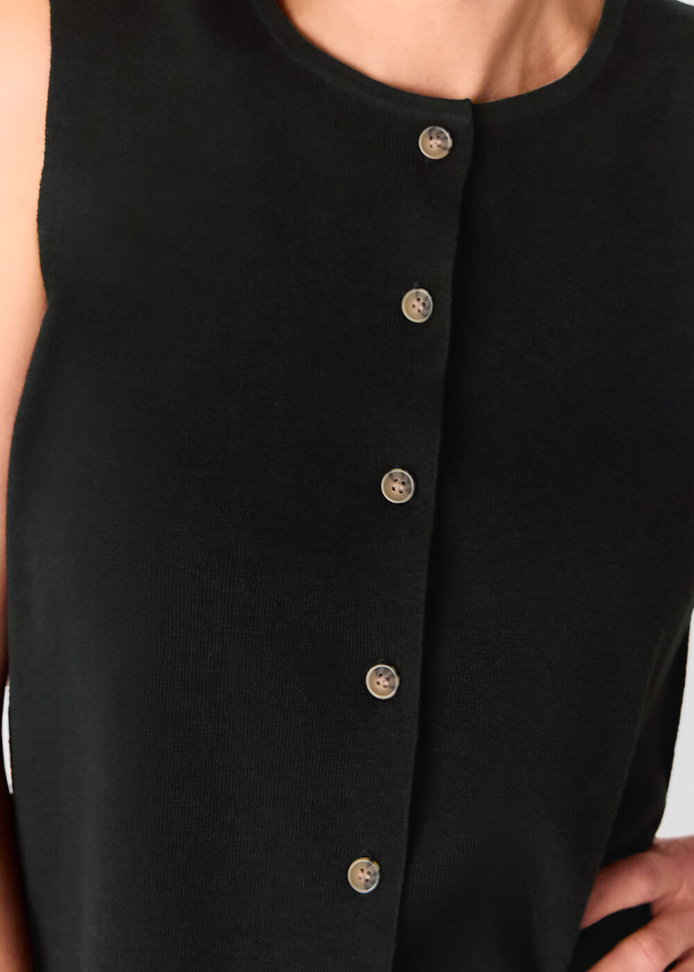 Lucy Button Front Knit Tank