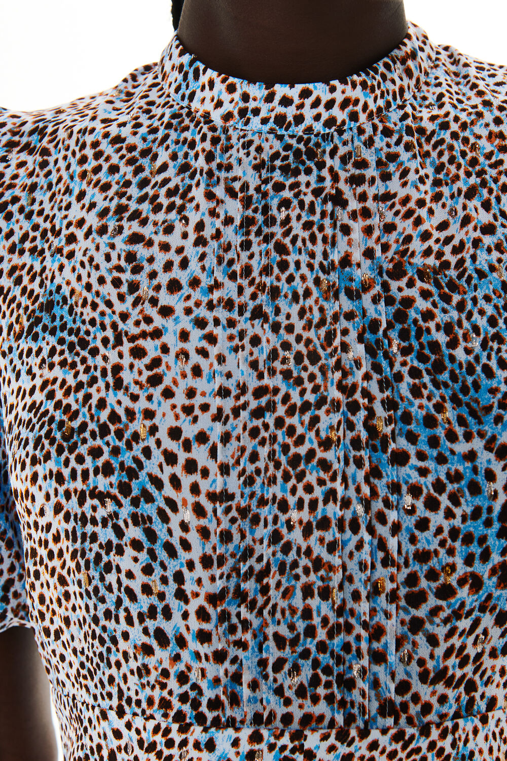 Blue Ink Spot Blair Dress