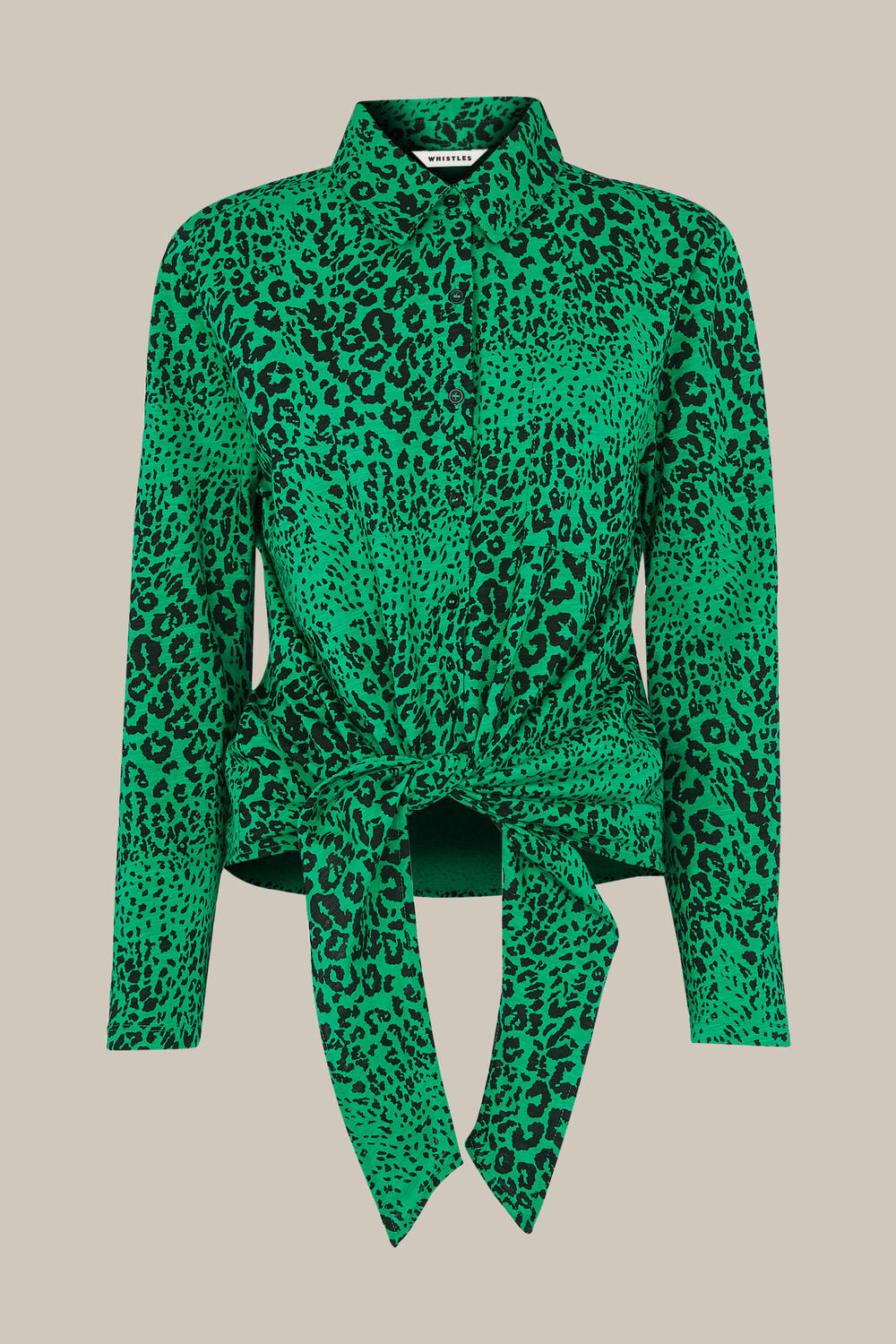Speckled Animal Tie Shirt